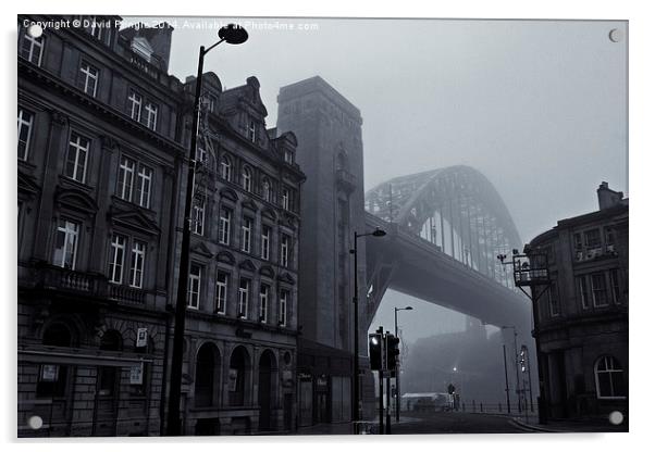 Fog on the Tyne Acrylic by David Pringle
