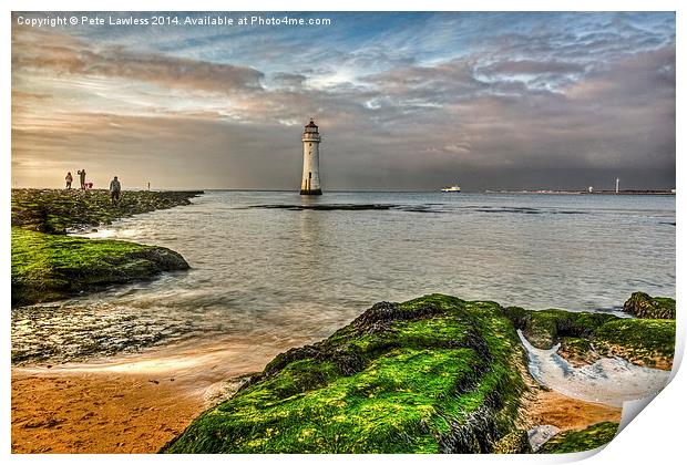  The Estuary  Print by Pete Lawless