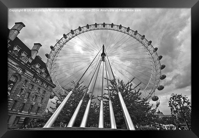  London Eye Framed Print by Graham Custance