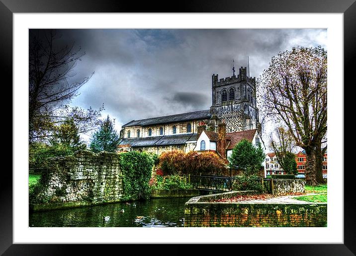  waltham abbey Framed Mounted Print by nick wastie