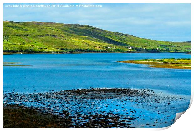  Streamstown Bay Print by Gisela Scheffbuch