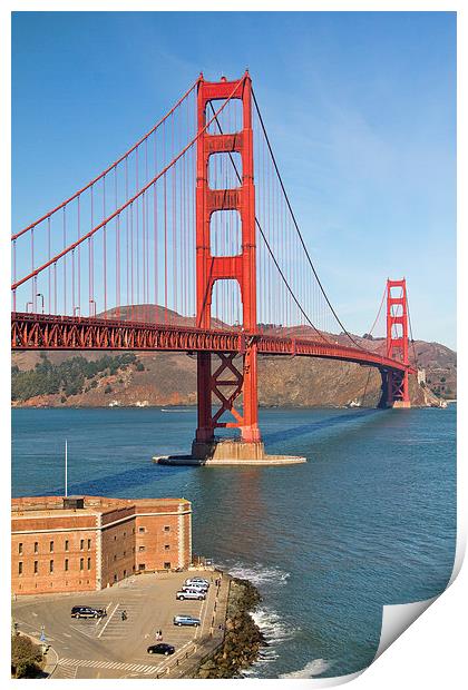  Golden Gate Bridge Print by Val Saxby LRPS
