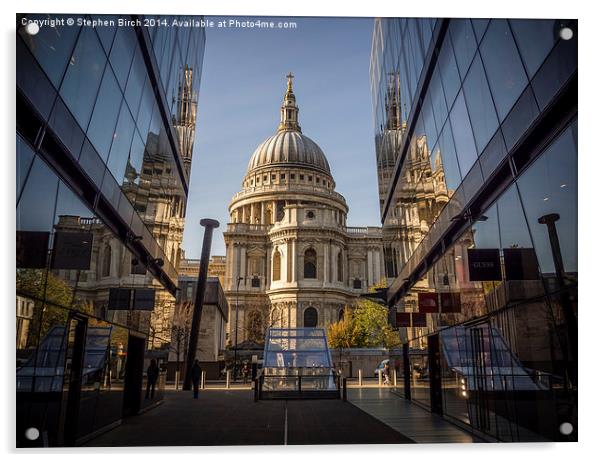  St Pauls Cathedral Acrylic by Stephen Birch