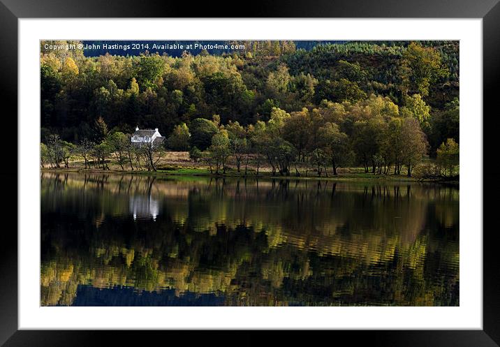Tranquil Reflections Framed Mounted Print by John Hastings