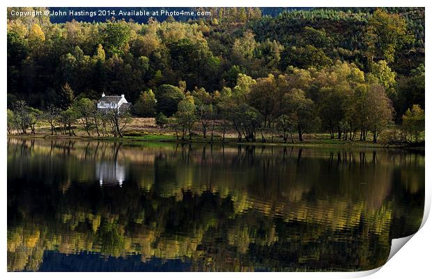 Tranquil Reflections Print by John Hastings
