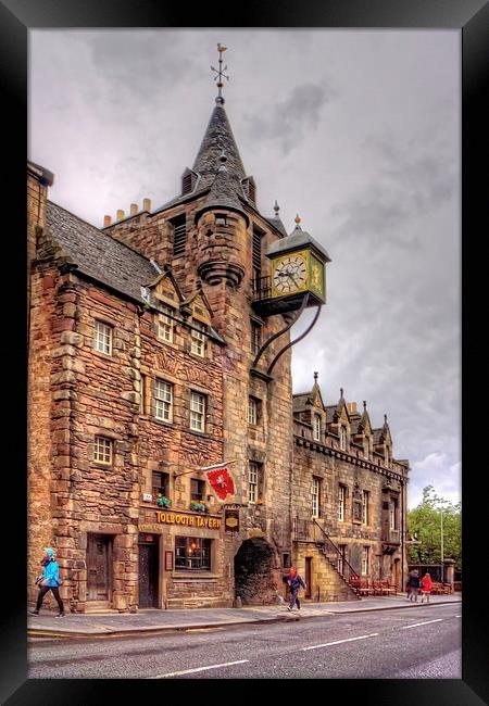 Tolbooth at the Canongate Framed Print by Tom Gomez