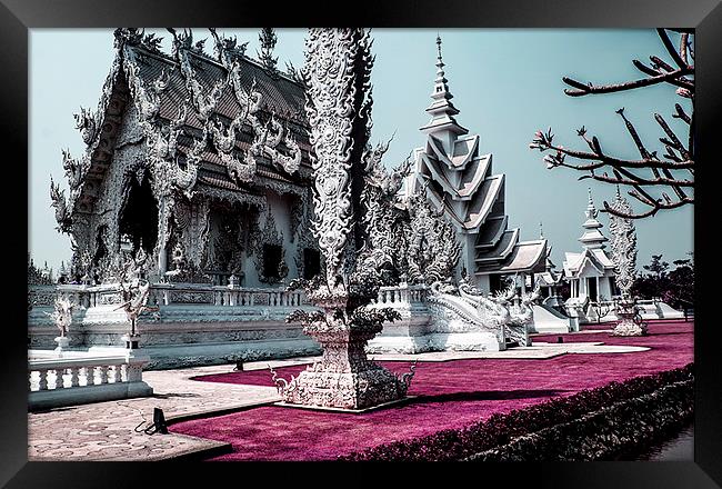  White Temple (Wat Rong Khun) Framed Print by Dave Rowlands