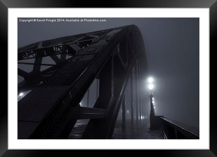 Fog on the Tyne Framed Mounted Print by David Pringle