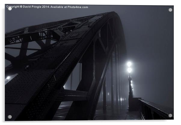 Fog on the Tyne Acrylic by David Pringle