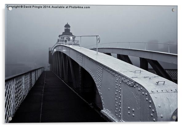 Fog on the Tyne Acrylic by David Pringle