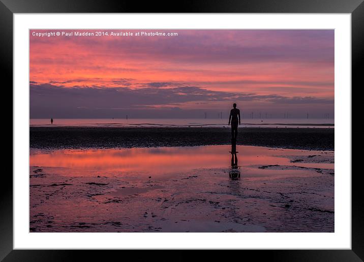 Just after sundown Framed Mounted Print by Paul Madden