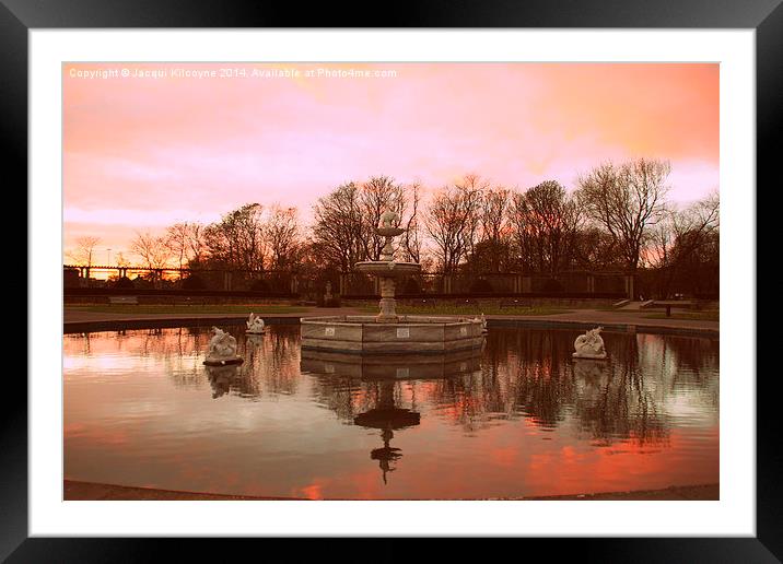  Sundown at Stanley Park Framed Mounted Print by Jacqui Kilcoyne