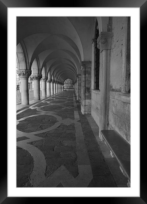 Doges Palace Venice  Framed Mounted Print by Jonathan Evans