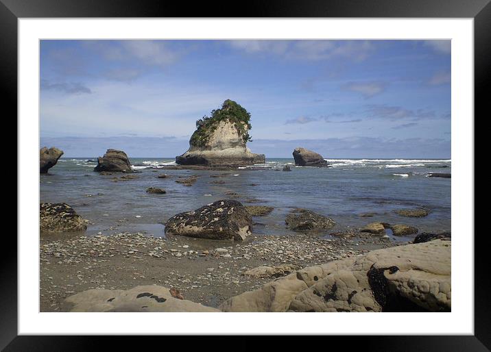 West Coast, New Zealand Framed Mounted Print by Peter Righteous