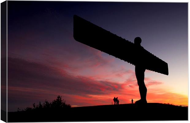  The Angel of the North Canvas Print by Dave Hudspeth Landscape Photography