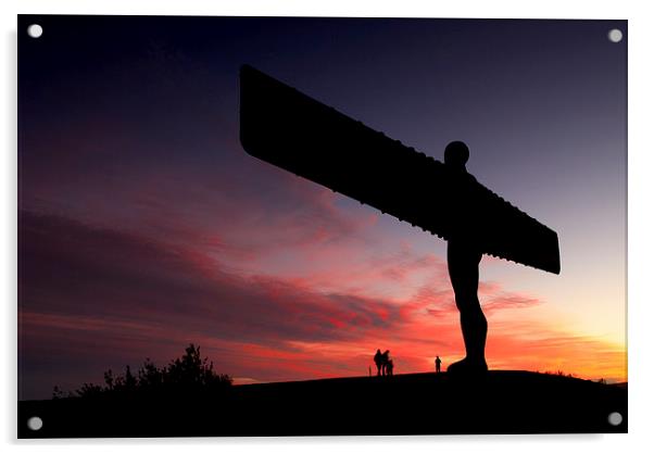  The Angel of the North Acrylic by Dave Hudspeth Landscape Photography