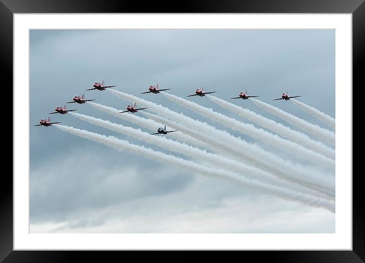  Red 10 Framed Mounted Print by Sam Smith