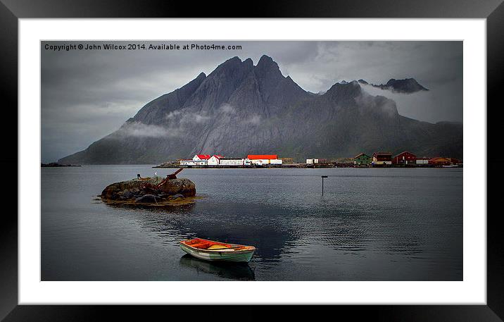  Lofoten Islands  Framed Mounted Print by John Wilcox