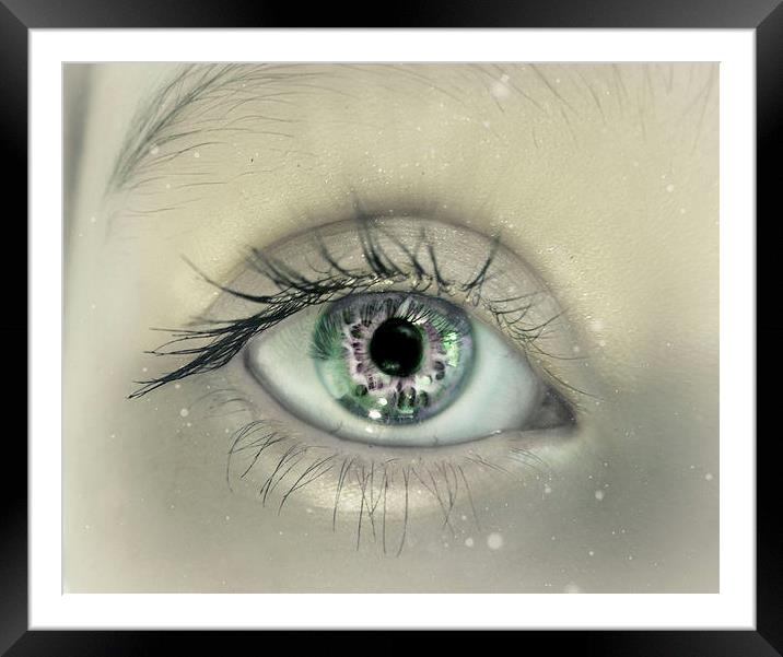 Beauty Is In The Eye Framed Mounted Print by Iona Newton