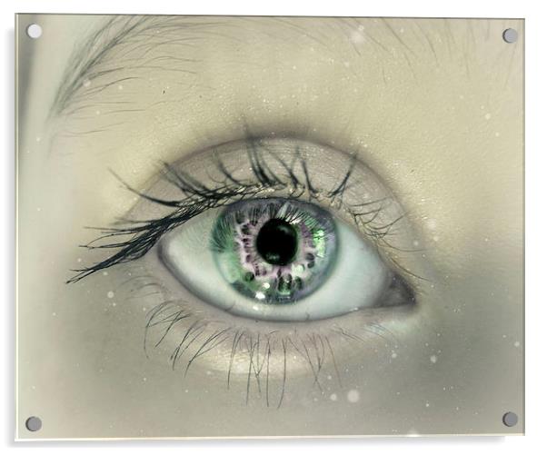 Beauty Is In The Eye Acrylic by Iona Newton