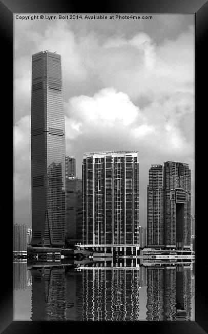  Hong Kongs Tallest Framed Print by Lynn Bolt