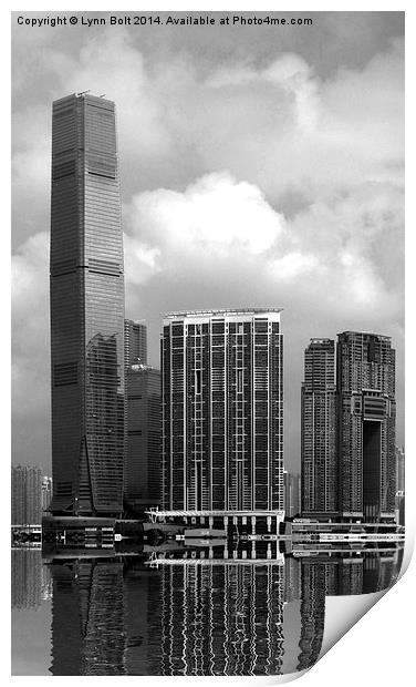  Hong Kongs Tallest Print by Lynn Bolt