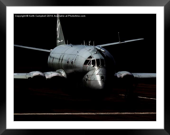  Nimrod XV226 taxies Framed Mounted Print by Keith Campbell