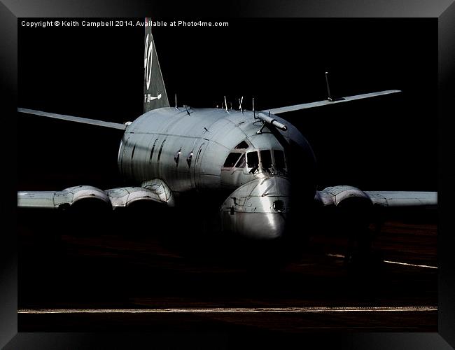  Nimrod XV226 taxies Framed Print by Keith Campbell