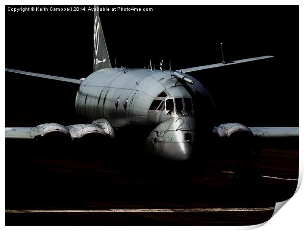  Nimrod XV226 taxies Print by Keith Campbell