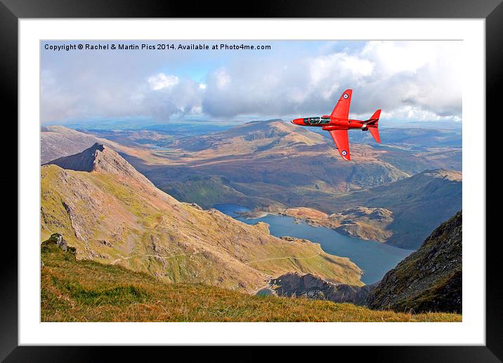  Red Arrow Low level Framed Mounted Print by Rachel & Martin Pics