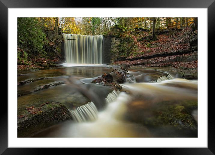 Autumn Falls  Framed Mounted Print by Jed Pearson