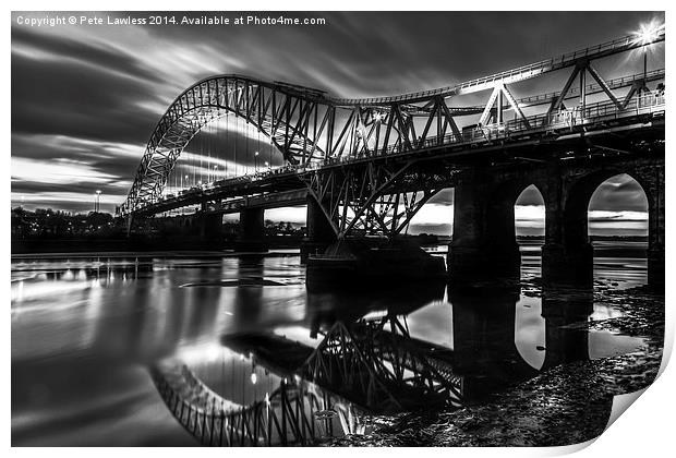 Runcorn Bridge ii  Print by Pete Lawless