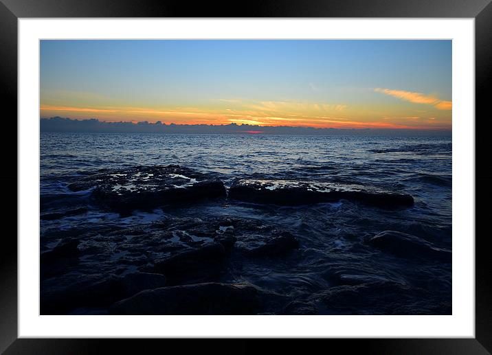 Vale of Glamorgan sunset Framed Mounted Print by Jonathan Evans