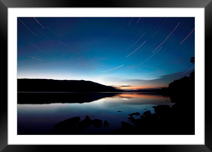  Stars over Loch Awe Framed Mounted Print by Chris Griffin