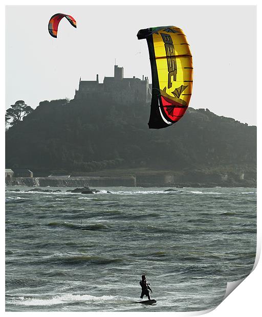 Kite & Castle Print by allen martin