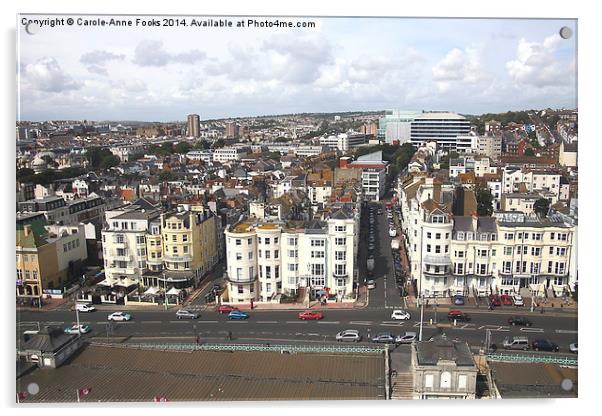    Brighton From The Ferris Wheel Acrylic by Carole-Anne Fooks