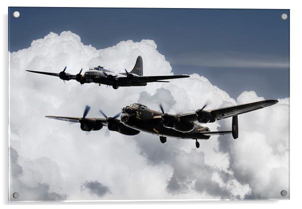 Bomber Brothers  Acrylic by J Biggadike