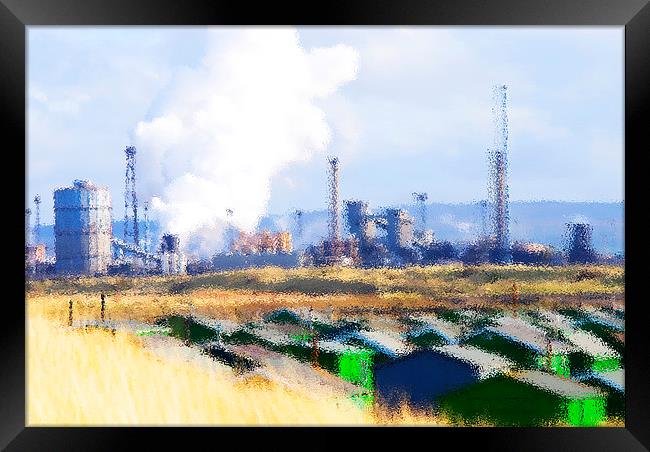  Impressions of The South Gare Framed Print by Rob Smith