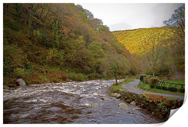 The East Lyn at Watersmeet  Print by graham young