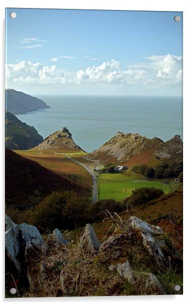 The Valley of Rocks  Acrylic by graham young