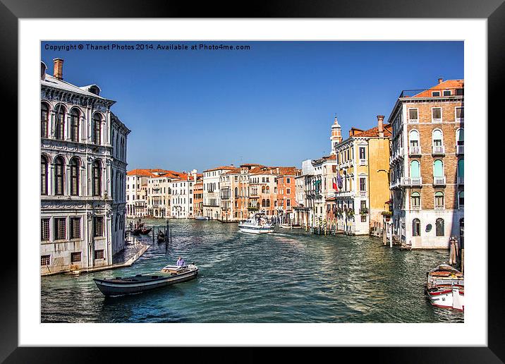  Venice Framed Mounted Print by Thanet Photos