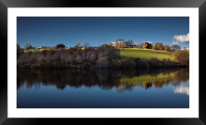  Lliw valley reservoir Framed Mounted Print by Leighton Collins