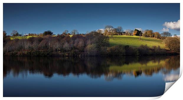  Lliw valley reservoir Print by Leighton Collins