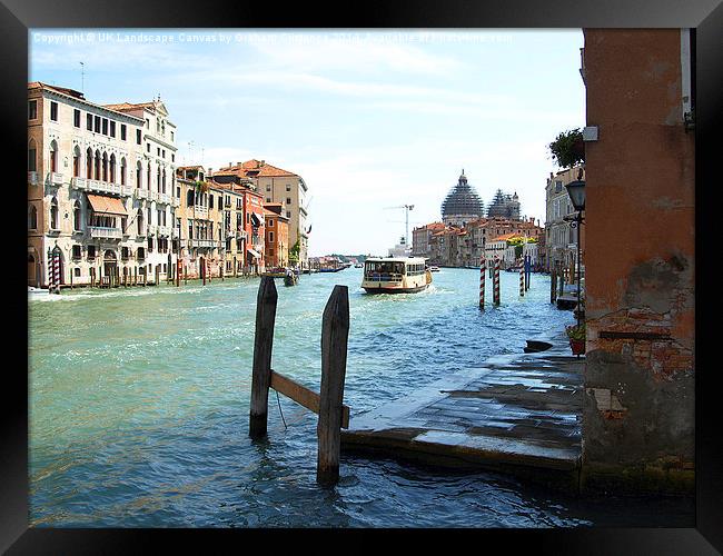  Grand Canal, Venice Framed Print by Graham Custance