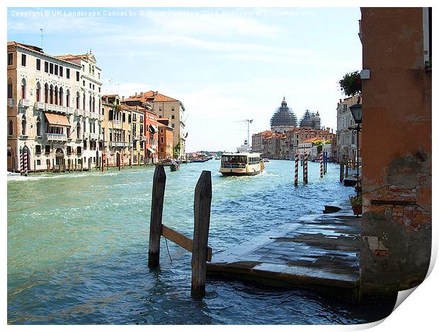  Grand Canal, Venice Print by Graham Custance