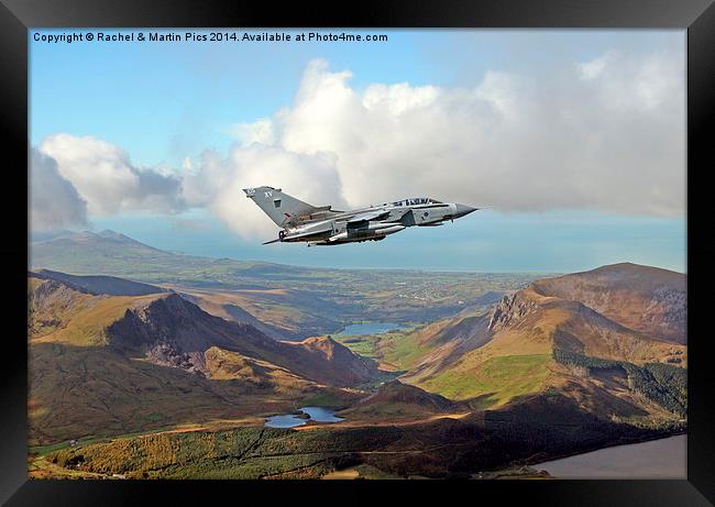  RAF Tornado low level Framed Print by Rachel & Martin Pics