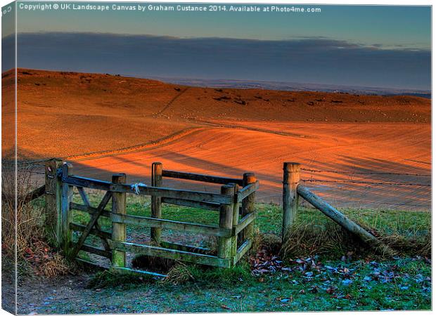  Ivinghoe Beacon Canvas Print by Graham Custance