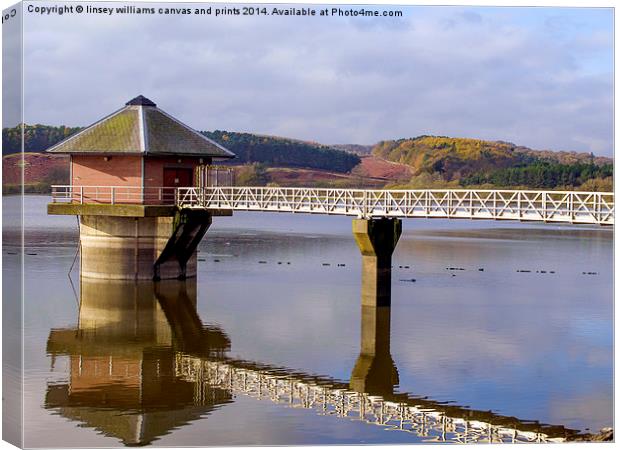 Cropston Reservoir, Leicestershire 2 Canvas Print by Linsey Williams