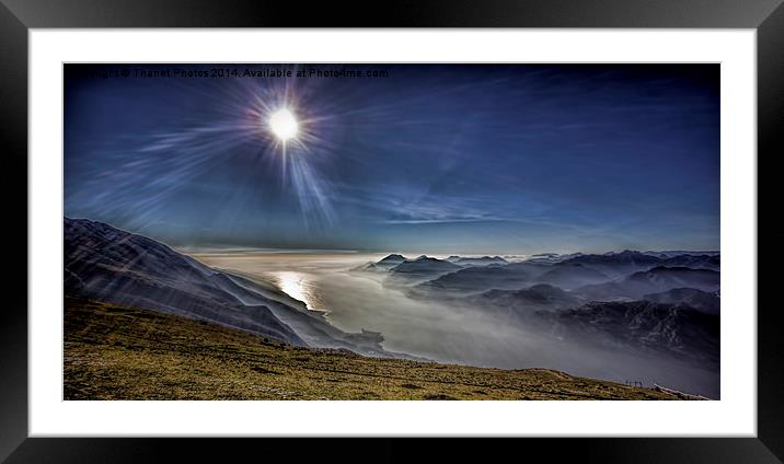  Sun flares Framed Mounted Print by Thanet Photos