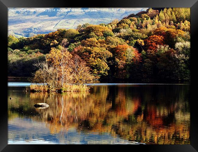 Rydal Water Framed Print by Susan Tinsley